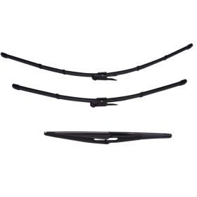 3 Pcs Front & Rear Windshield Window Wiper Blade for Mercedes 06-11 ML350/06-12 R350