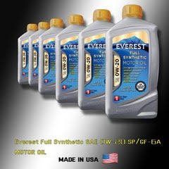 Full Synthetic Motor Oil , Ultra High -Performance Formulation - 1 US Quart /946ml / Pack of 6