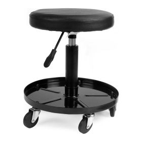 Hyper Tough Black Rolling Automotive Creeper Stool, 300-lb, Model 51016, Product Weight- 11.7 lb - Hyper Tough